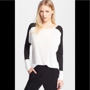 Vince Colorblock Top Size S